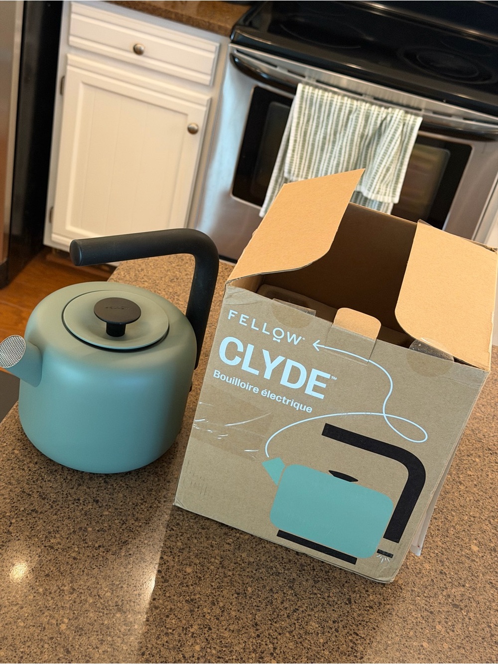 Fellow CLYDE Green Electric Kettle